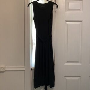 Banana Republic Black Sleeveless Maxi Dress with Belt Size S